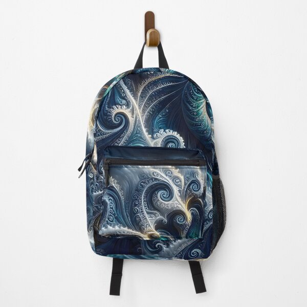 Item preview, Swirling Blue Ocean Vortex Fractal designed and sold by Sybille-Yates.