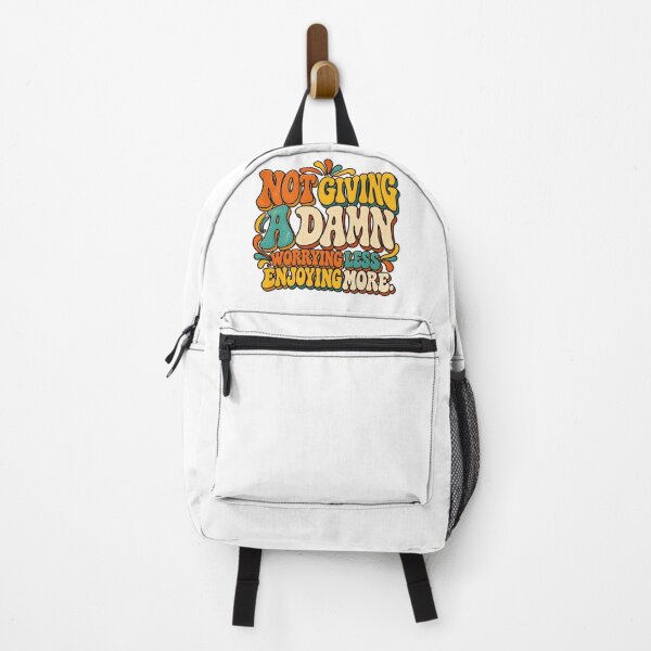 Item preview, NOT GIVING A DAMN — Worrying less. Enjoying more designed and sold by WheelieGdArt.