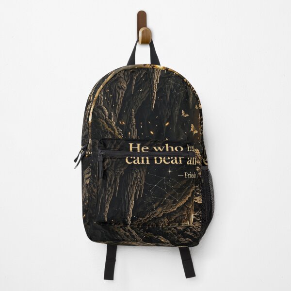 Item preview, "He Who Has a Why to Live Can Bear Almost Any How" Nietzsche T-Shirt designed and sold by CalderVeritas.