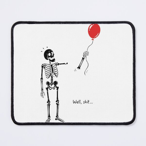 Item preview, Well, Shit… Skeleton Balloon Funny Halloween Design designed and sold by TODPESIGN.