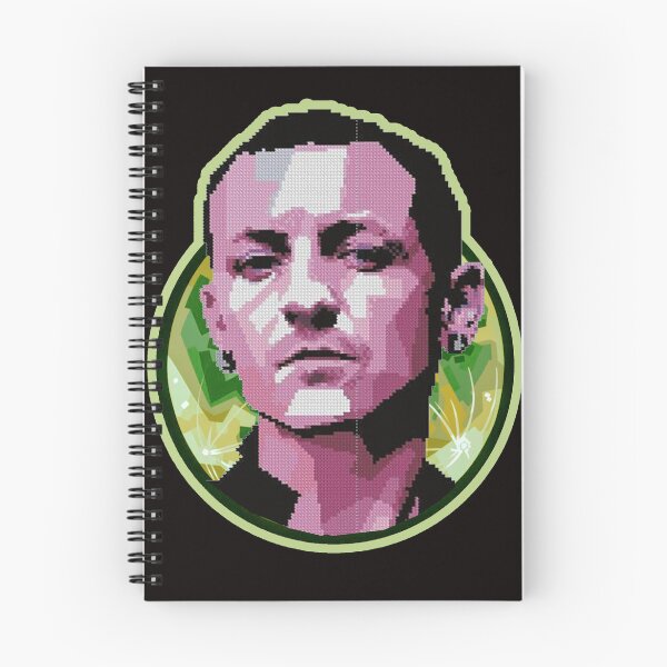Item preview, Chester Bennington crochet work shooting star T shirt designed and sold by Ratatatts.