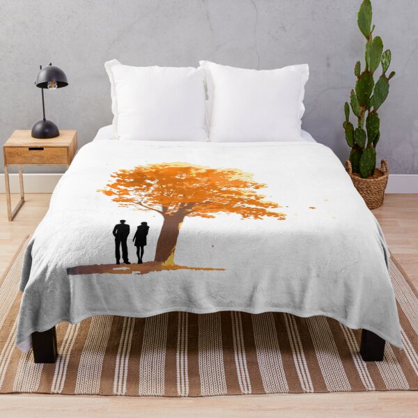 Item preview, Autumn tree silhouette couple  designed and sold by Spirit and Style.