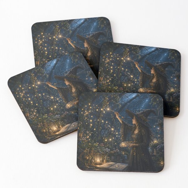Item preview, the witch is casting a spell designed and sold by ArcaneVisionArt.