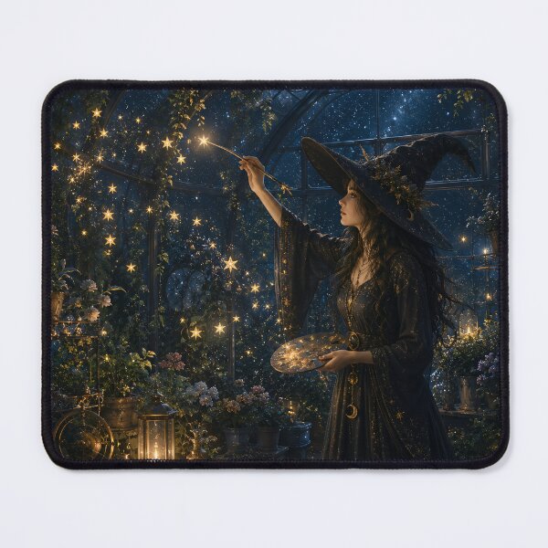 Item preview, the witch is casting a spell designed and sold by ArcaneVisionArt.