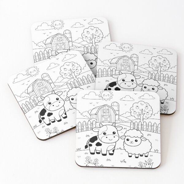 Item preview, Cute Farm Animals designed and sold by IDFYYY.