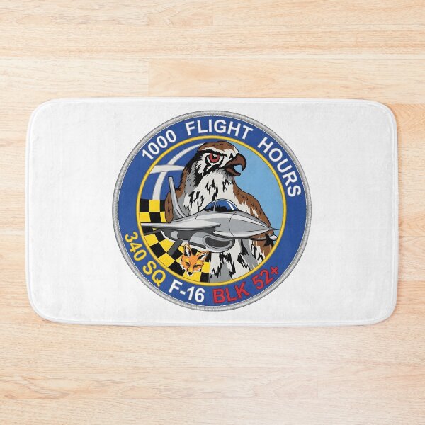 Item preview, Hellenic Air Force 340 Squadron 1000 Flight Hours F-16 Emblem designed and sold by CharlieDesings.