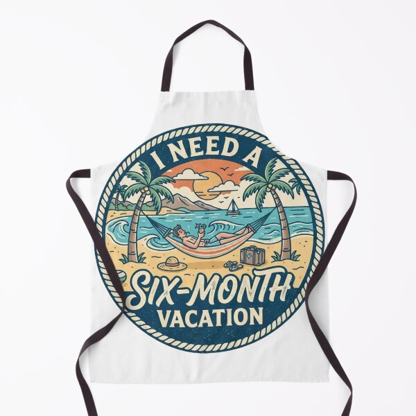 Aperçu de l'œuvre J'ai besoin de six mois de vacances créée et vendue par ayushidesign.