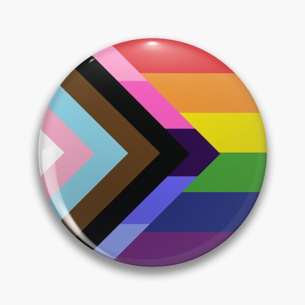 Artikelvorschau, Progress Pride Flagge mit omnisexuellem Winkel entworfen und verkauft von BeccaPaintmore.