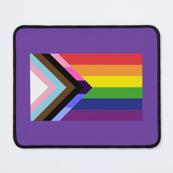 Item preview, Progress Pride Flag with Omnisexual Chevron designed and sold by BeccaPaintmore.
