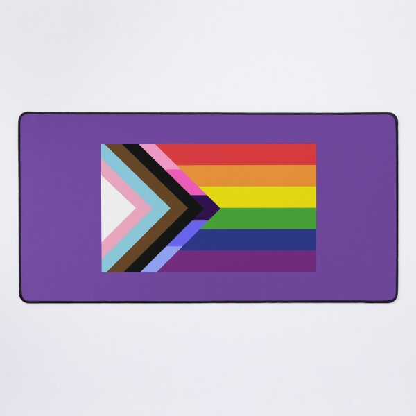 Item preview, Progress Pride Flag with Omnisexual Chevron designed and sold by BeccaPaintmore.