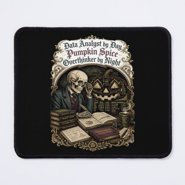 Item preview, Data Analyst Halloween – Pumpkin Spice, Dark Academia designed and sold by Art-Arcade6.