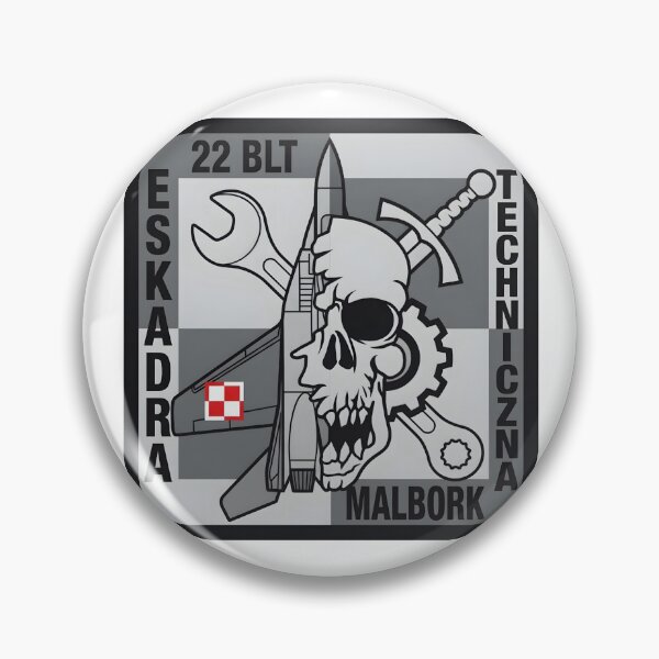 Artikelvorschau, Emblem der polnischen Luftwaffe 22 BLT Eskadra Techniczna Malbork entworfen und verkauft von CharlieDesings.