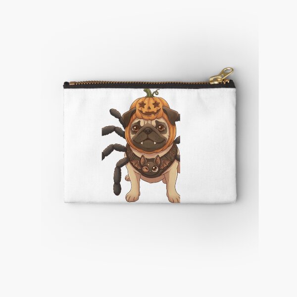 Item preview, Spooky Cute Pumpkin Pug Dog Halloween designed and sold by Angel & Mortimer .
