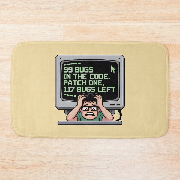 Artikelvorschau, 99 Bugs im Code – Lustiger Programmierer-Debugging-Humor entworfen und verkauft von Jollys-ArtShop.