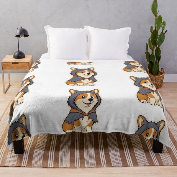 Item preview, Cute Corgi Dressed as Friendly Werewolf – Funny Halloween Dog Character designed and sold by Confuzz1ed.