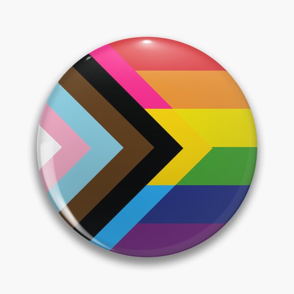 Artikelvorschau, Progress Pride Flagge mit pansexuellem Winkel entworfen und verkauft von BeccaPaintmore.