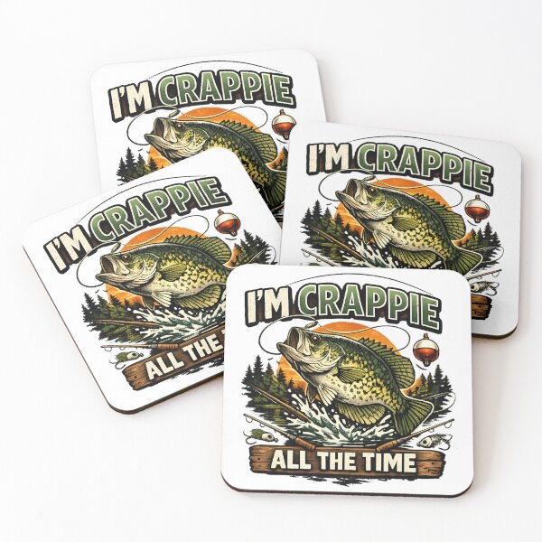 Item preview, I’m Crappie All The Time - Funny Fishing Vintage Fish designed and sold by SidTastic .