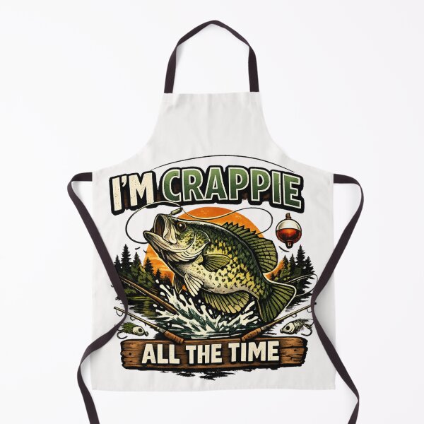 Item preview, I’m Crappie All The Time - Funny Fishing Vintage Fish designed and sold by SidTastic .