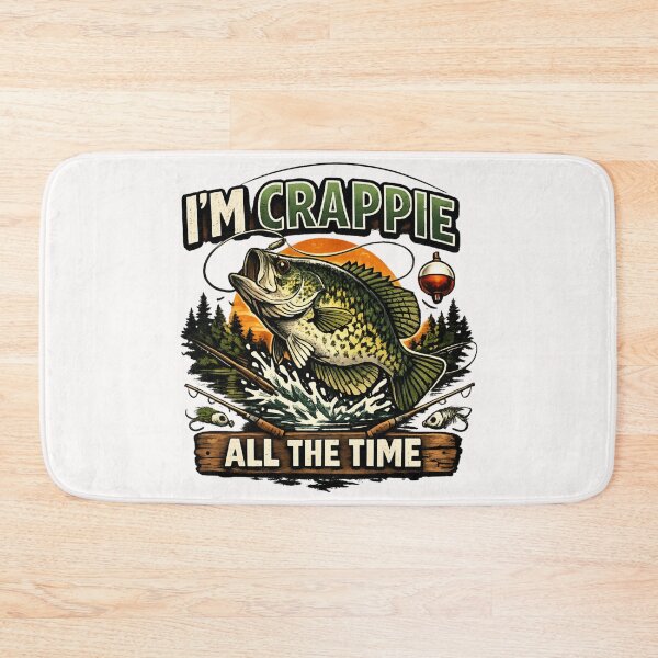 Item preview, I’m Crappie All The Time - Funny Fishing Vintage Fish designed and sold by SidTastic .