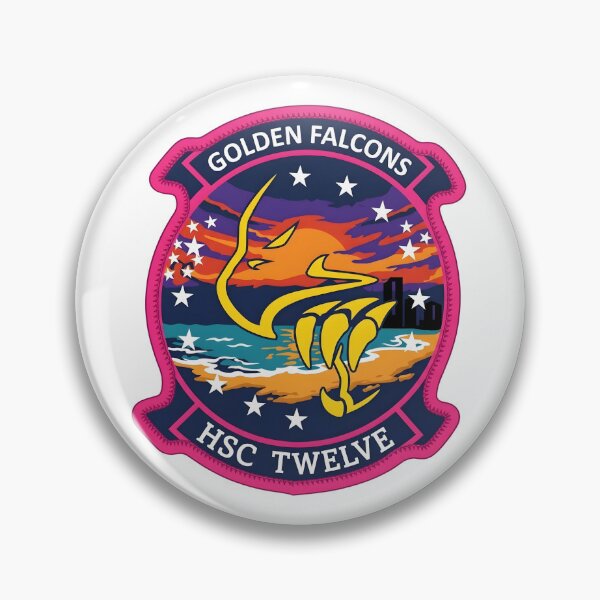 Item preview, HSC-12 Golden Falcons Emblem    designed and sold by CharlieDesings.