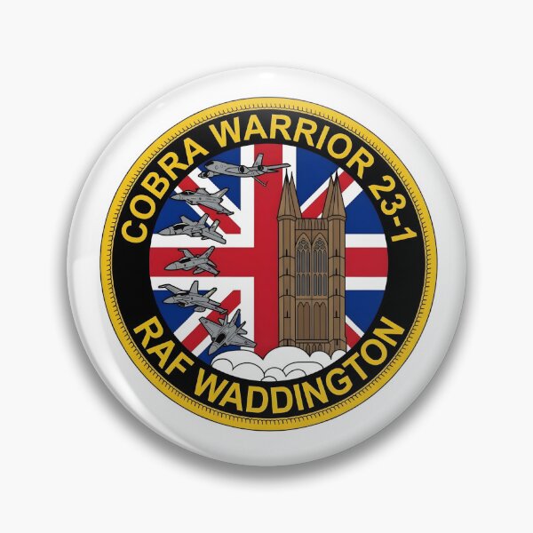 Item preview, Exercise Cobra Warrior 23-1 RAF Waddington Emblem designed and sold by CharlieDesings.