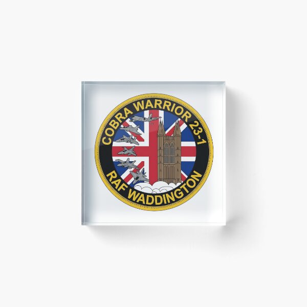 Item preview, Exercise Cobra Warrior 23-1 RAF Waddington Emblem designed and sold by CharlieDesings.