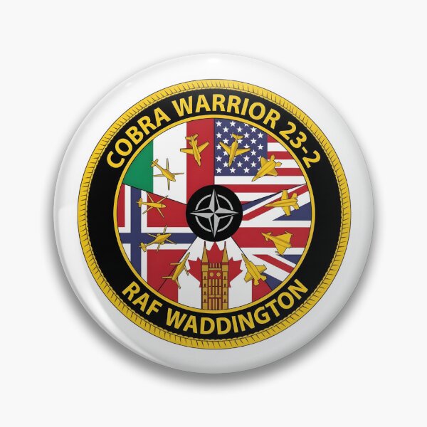 Item preview, Exercise Cobra Warrior 23-2 RAF Waddington Emblem    designed and sold by CharlieDesings.