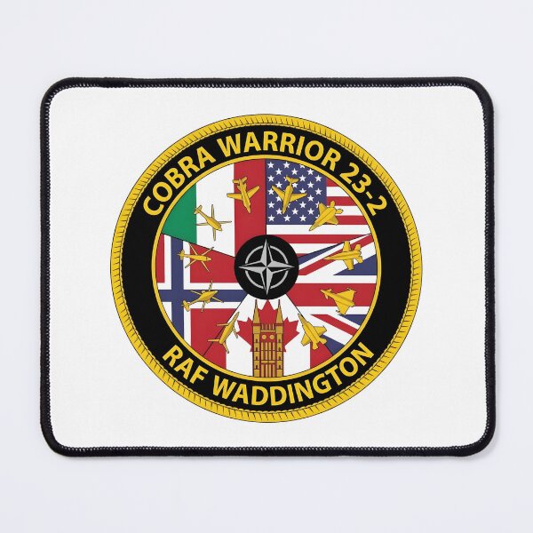 Item preview, Exercise Cobra Warrior 23-2 RAF Waddington Emblem designed and sold by CharlieDesings.