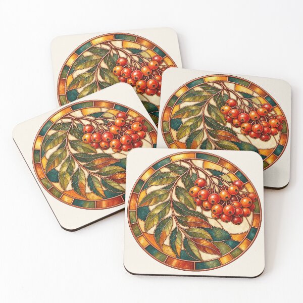 Item preview, Autumn Harvest Botanicals – Stained Glass Art designed and sold by Bondira-Spono.