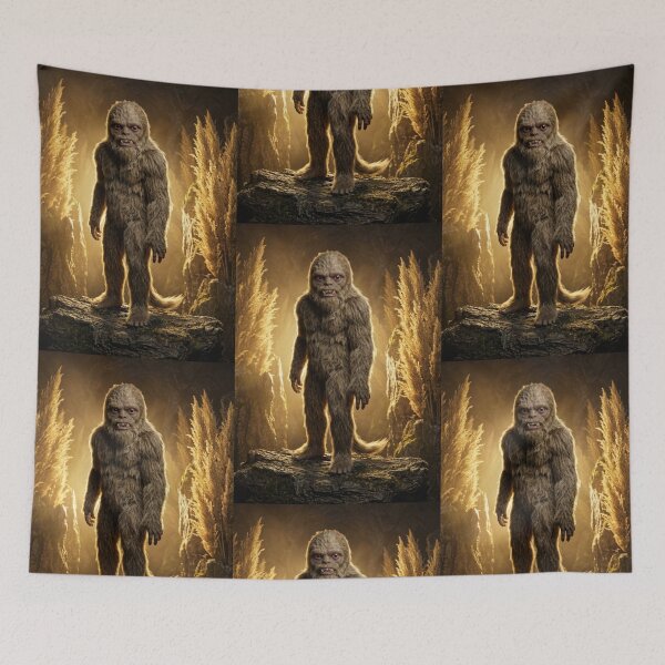 Item preview, Bigfoot sasquatch illustration designed and sold by Vintage Designs +.