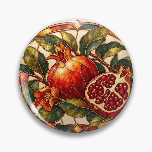 Aperçu de l'œuvre Autumn Harvest Botanicals – Stained Glass Art créée et vendue par Bondira-Spono.
