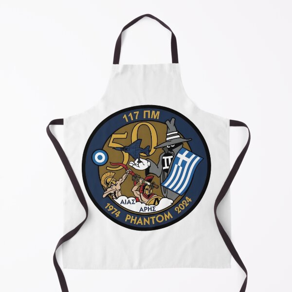 Item preview, Hellenic Air Force 117 Combat Wing 50 Years F-4 Phantom Anniversary Emblem designed and sold by CharlieDesings.