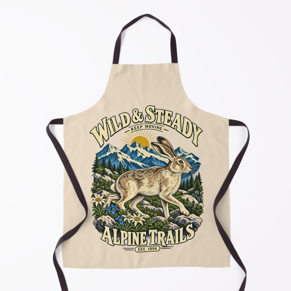Artikelvorschau, Wild & Steady Mountain Hare entworfen und verkauft von EvergreenPark - Tee Studio.