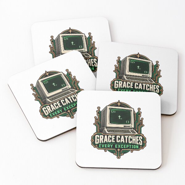 Item preview, Grace Catches Every Exception Christian Programmer Design designed and sold by Intensegd.