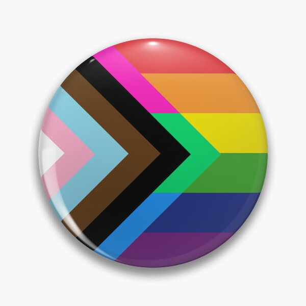 Item preview, Progress Pride Flag with Polysexual Chevron designed and sold by BeccaPaintmore.