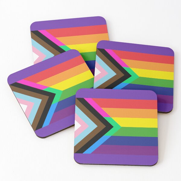 Item preview, Progress Pride Flag with Polysexual Chevron designed and sold by BeccaPaintmore.