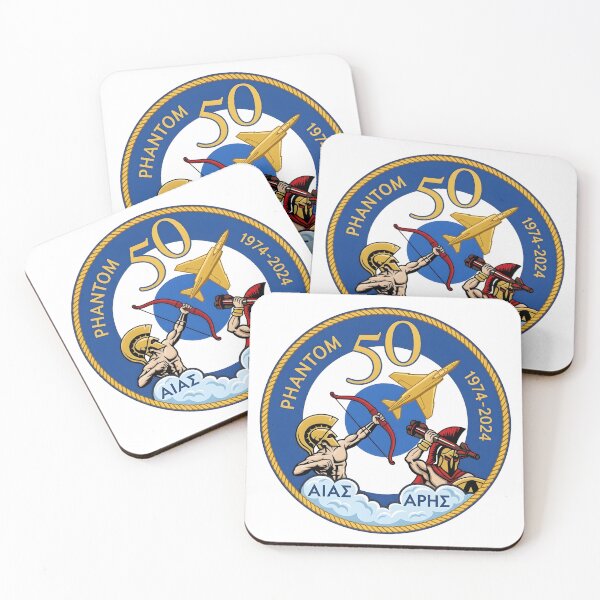Item preview, Hellenic Air Force F-4 Phantom 50th Anniversary Emblem designed and sold by CharlieDesings.