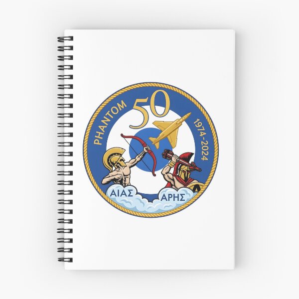 Item preview, Hellenic Air Force F-4 Phantom 50th Anniversary Emblem designed and sold by CharlieDesings.