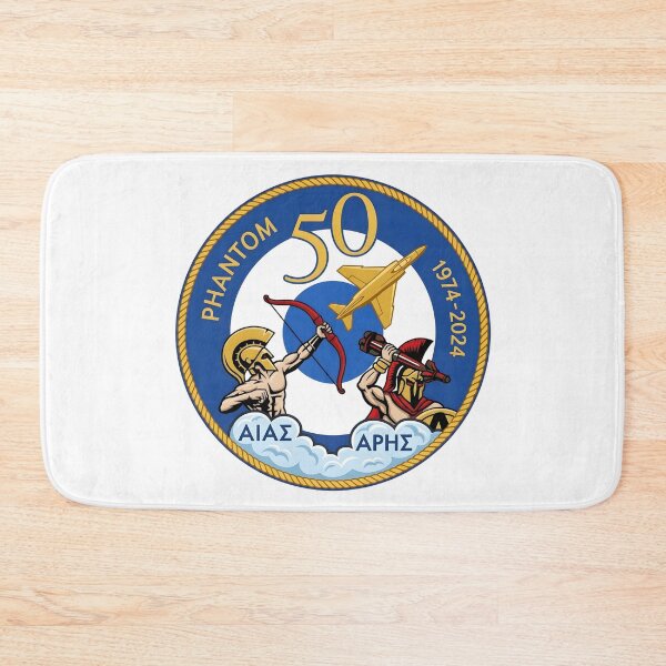 Item preview, Hellenic Air Force F-4 Phantom 50th Anniversary Emblem designed and sold by CharlieDesings.
