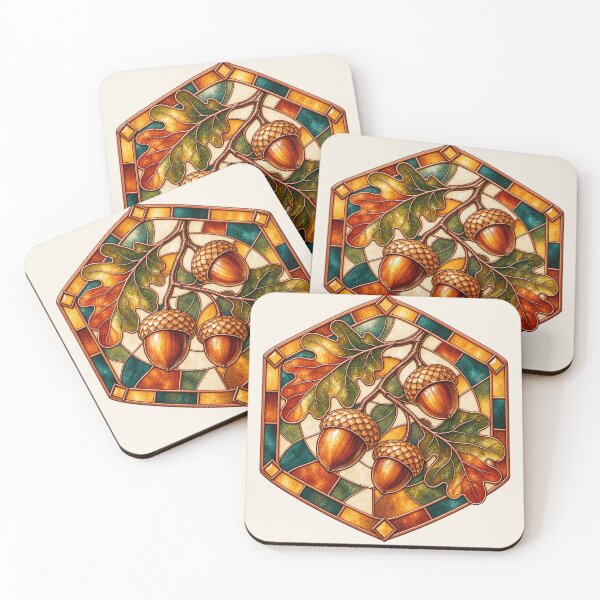 Item preview, Autumn Harvest Botanicals – Stained Glass Art designed and sold by Bondira-Spono.
