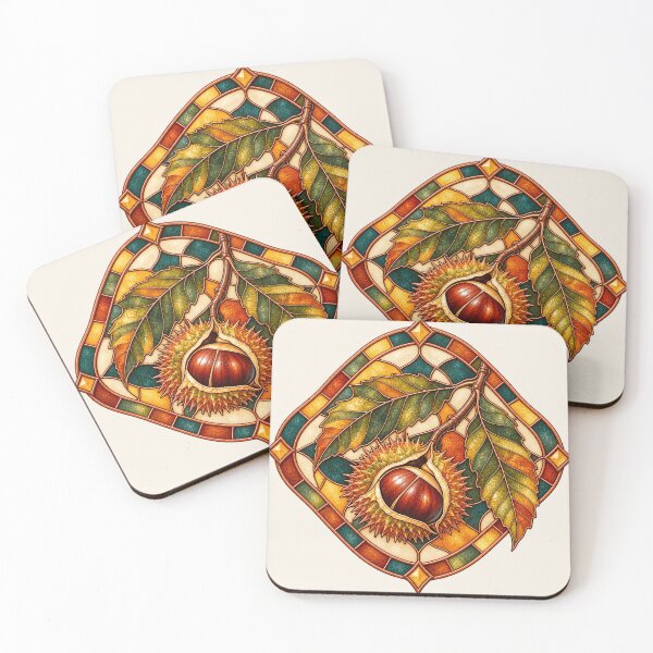 Item preview, Autumn Harvest Botanicals – Stained Glass Art designed and sold by Bondira-Spono.