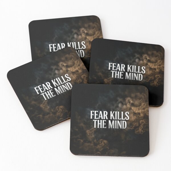 Item preview,  Fear Kills The Mind - Powerful Motivational Quote designed and sold by Marcu Ioachim.
