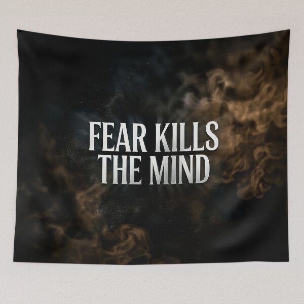 Item preview,  Fear Kills The Mind - Powerful Motivational Quote designed and sold by Marcu Ioachim.