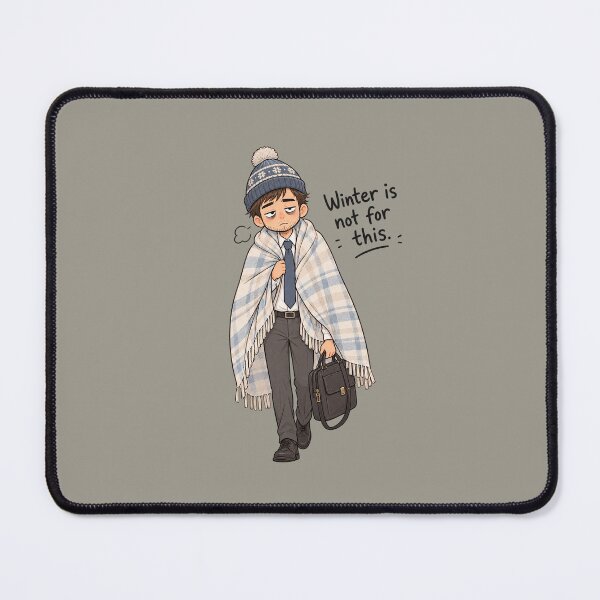 Item preview, Winter Is Not for This – Tired Office Worker Funny Winter Design designed and sold by Mylittleshop26.