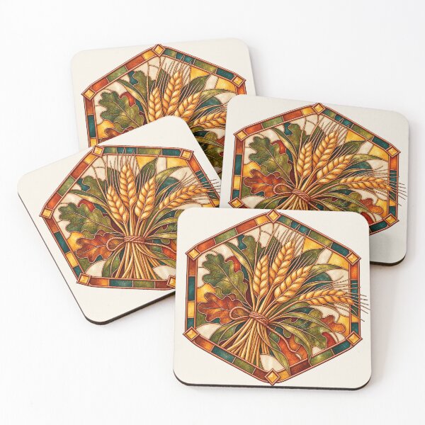 Item preview, Autumn Harvest Botanicals – Stained Glass Art designed and sold by Bondira-Spono.