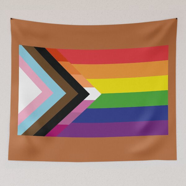 Item preview, Progress Pride Flag with Lesbian Chevron designed and sold by BeccaPaintmore.