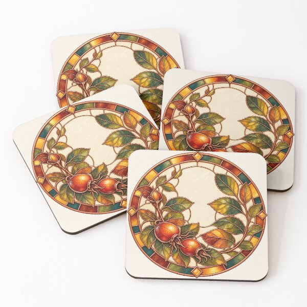Item preview, Autumn Harvest Botanicals – Stained Glass Art designed and sold by Bondira-Spono.