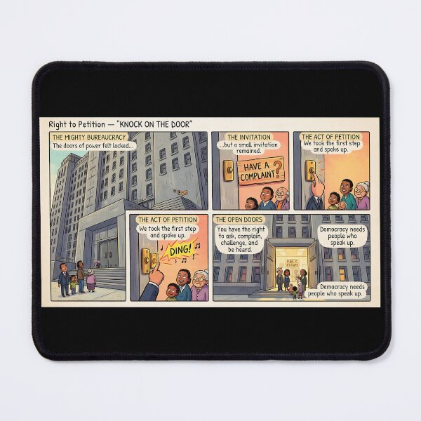 Item preview, Citizens ring the doorbell of bureaucracy. designed and sold by Mianku | Für das Leben.