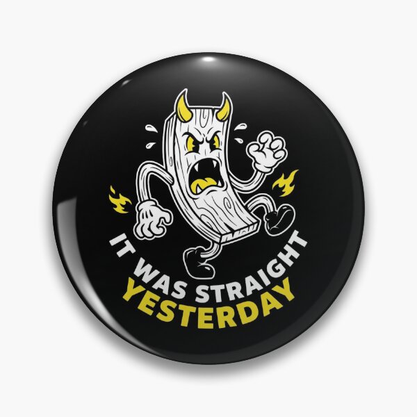 Artikelvorschau, It Was Straight Yesterday Funny Warped Wood Carpenter Woodworker T-Shirt entworfen und verkauft von DEADLINE DEMONS.