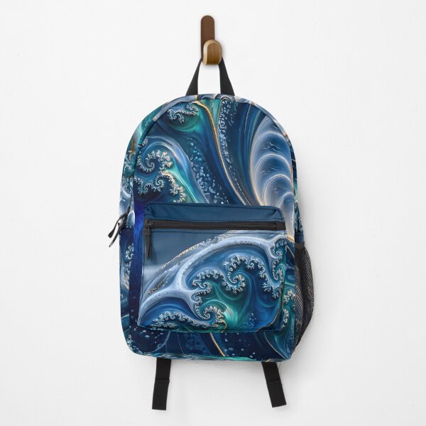 Item preview, Swirling Blue Ocean Vortex Fractal designed and sold by Sybille-Yates.